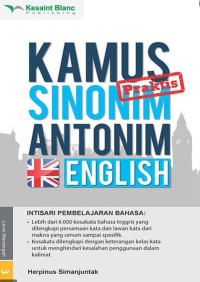 Image of Kamus praktis sinonim antonim English