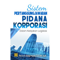 Image of PERTANGGUNG JAWABAN PIDANA KORPORASI