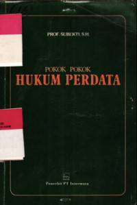 Image of Pokok-pokok hukum perdata
