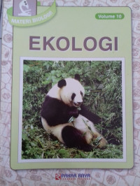 Image of MATERI BIOLOGI : EKOLOGI VOLUME 10