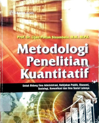 Image of METODOLOGI PENELITIAN KUANTITATIF