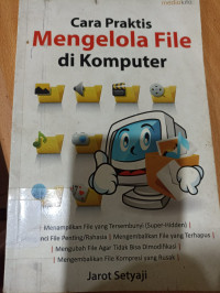Image of CARA PRAKTIS MENGELOLA FILE DI KOMPUTER