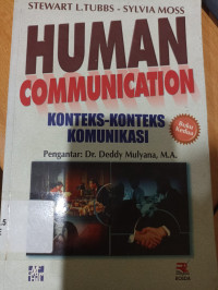 Image of HUMAN COMUNICATION KONTEKS-KONTEKS KOMUNIKASI