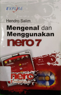 Image of MENGENAL DAN MENGGUNAKAN NERO 7