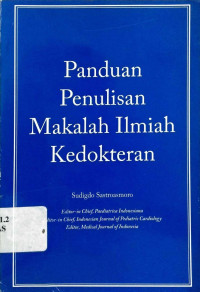 Image of PANDUAN PENULISAN MAKALAH ILMIAH KEDOKTERAN