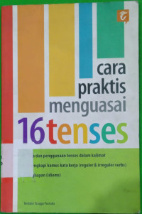 Image of Cara praktis menguasai 16 tenses