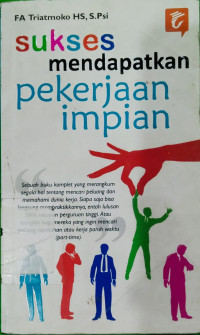 Image of SUKSES MENDAPATKAN PEKERJAAN IMPIAN