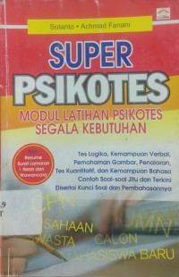 Image of SUPER PSIKOTES : modul latihan psikotes segala kebutuhan