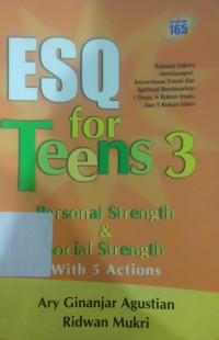 Image of ESQ FOR TEENS 3 : personal strength and social strength with 5 actions