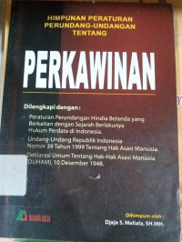 Image of HIMPUNAN PERATURAN PERUNDANG-UNDANGAN TENTANG PERKAWINAN