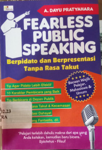 Image of FEARLESS PUBLIC SPEAKING