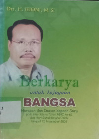 Image of BERKARYA UNTUK KEJAYAAN BANGSA