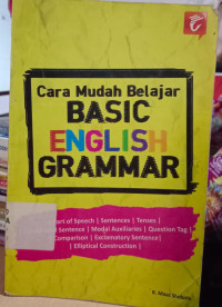 Image of CARA MUDAH BELAJAR BASIC ENGLISH GRAMMAR