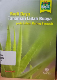 Image of BUDI DAYA TANAMAN LIDA BUAYA PADA LAHAN KERING BERPASIR