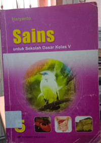 Image of SAINS UNTUK SEKOLAH DASAR KELAS V