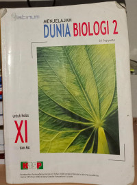 Image of MENJELAJAH DUNIA BIOLOGI 2 UNTUK KELAS IX SMA DAN MASRI