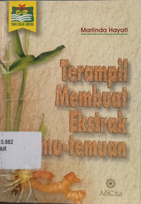 Image of Terampil Membuat Ekstrak Temu-Temuan