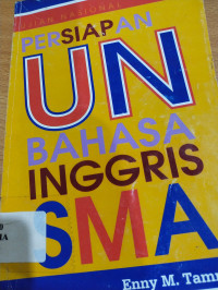 Image of PERSIAPAN UN BAHASA INGGRIS SMA