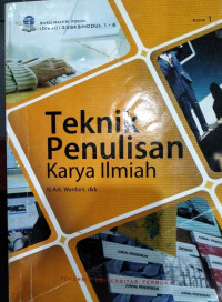 Image of Teknik penulisan karya ilmiah