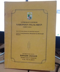 Image of LEMBARAN DAERAH KABUPATEN PELALAWAN TAHUN 2001