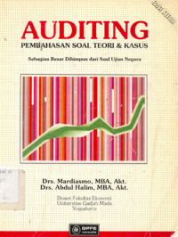Image of AUDITING PEMBAHASAN SOAL TEORI DAN KHUSUS SEBAGIAN BESAR DIHIMPUN DARI SOAL UJIAN NEGARA
