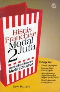 Image of Bisnis franchise modal 2 juta : aneka bisnis Frqnchise modal 2 - 20 juta