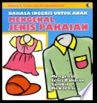 Image of Bahasa Inggris untuk anak : mengenal jenis pakaian sambil mewarnai