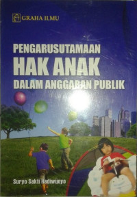 Image of PENGARUSUTAMAN HAK ANAK DALAM ANGGARAN PUBLIK