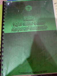 Image of DAFTAR TAJUK BADAN KORPORASI INDONESIA