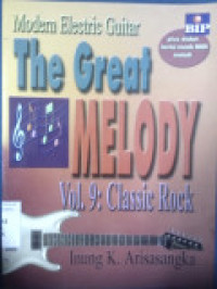 Image of MODERN ELECTRIC GUITAR THE GREAT MELODY VOL 9 CLASSIC ROCK