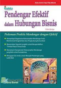 Image of PENDENGAR EFEKTIF DALAM HUBUNGAN BISNIS : EDISI KETIGA