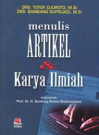 Image of MENULIS ARTIKEL & KARYA ILMIAH