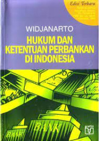 Image of HUKUM KETENTUAN PERBANKAN DI INDONESIA