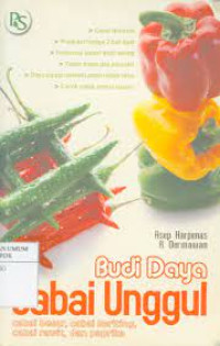 Image of BUDI DAYA CABAI UNGGUL; CABAI BESAR,CABAI KERITING,CABAI RAWIT,DAN PAPRIKA.