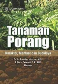 Image of TANAMAN PORANG : KARAKTER, MANFAAT DAN BUDIDAYA