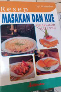 Image of RESEP MASAKAN DAN KUE SEHARI-HARI MASA KINI