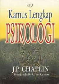 Image of Kamus lengkap psikologi