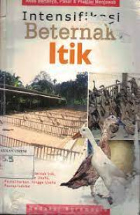 Image of Intensifikasi beternak itik