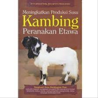 Image of meningkatkan produksi susu kambing peranakan etawa