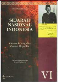 Image of Sejarah nasional Indonesia VI zaman Jepang dan Zaman Republik