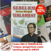 Image of SEBELUM SEMUA MENJADI TERLAMBAT