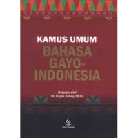 Image of KAMUS UMUM BAHASA GAYO-INDONESIA