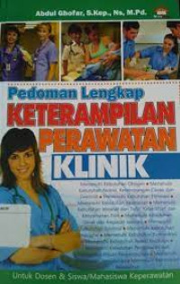 Image of PEDOMAN LENGKAP KETERAMPILAN PERAWATAN KLINIK