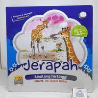 Image of Jerapah, binatang tertinggi = Giraffe, the tallest animal