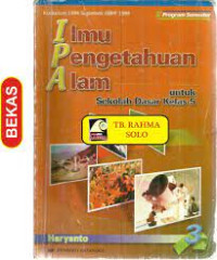 Image of ILMU PENGETAHUAN ALAM UNTUK SEKOLAH DASAR KELAS 5