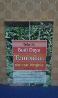 Image of TEKNIK BUDI DAYA TEMBAKAU VARIETAS VIIRGINA
