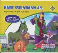 Image of NABI SULAIMAN AS. RAJA YANG ADIL DAN BIJAKSANA
