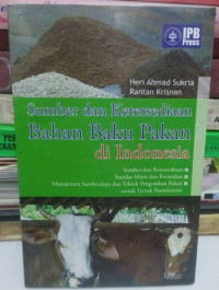 Image of SUMBER DAN KETERSEDIAAN BAHAN BAKU PAKAN DI INDONESIA