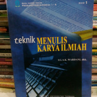 Image of Teknik Menulis Karya Ilmiah