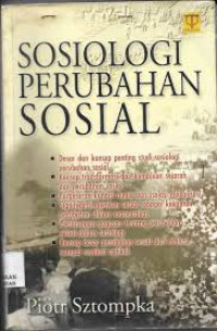 Image of SOSIOLOGI PERUBAHAN SOSIAL